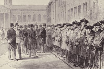 Bicentenary of Chelsea Hospital: Duke of Cambridge Inspecting the Pensioners by English School